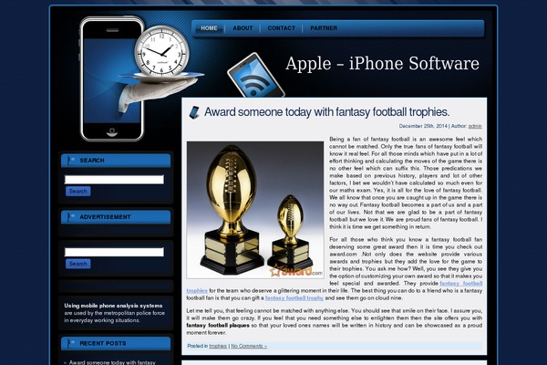 iphone_menu_wp theme websites examples