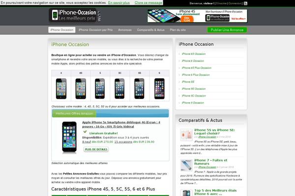 WordPress website example screenshot