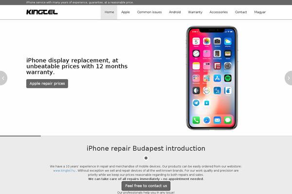 iphone-szerviz.net site used Kingtel