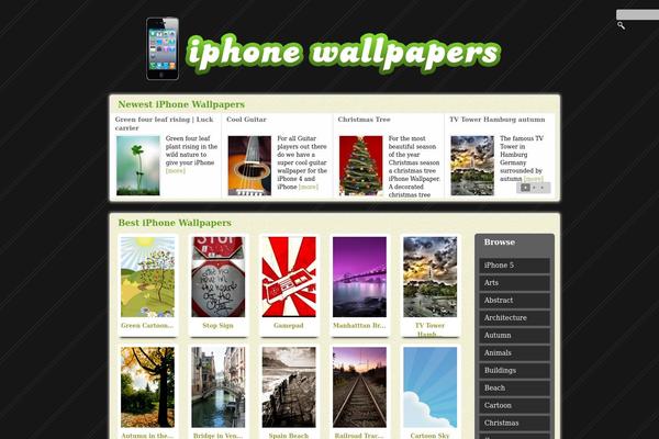 eGallery theme site design template sample