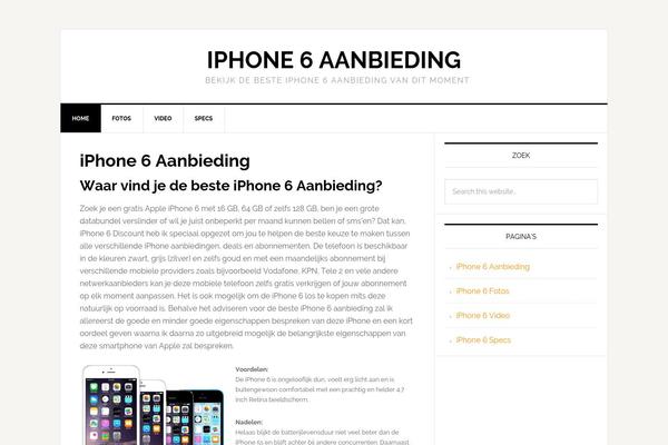 News Pro theme site design template sample