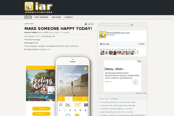 Daily Press theme site design template sample