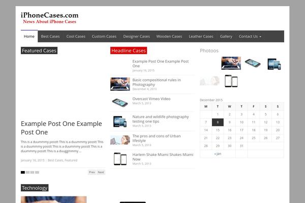 NewsPlus theme site design template sample