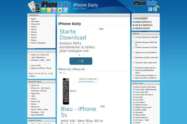 iphonedaily.com site used I3theme-seo