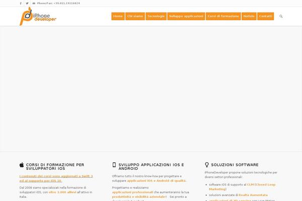 Enfold theme site design template sample
