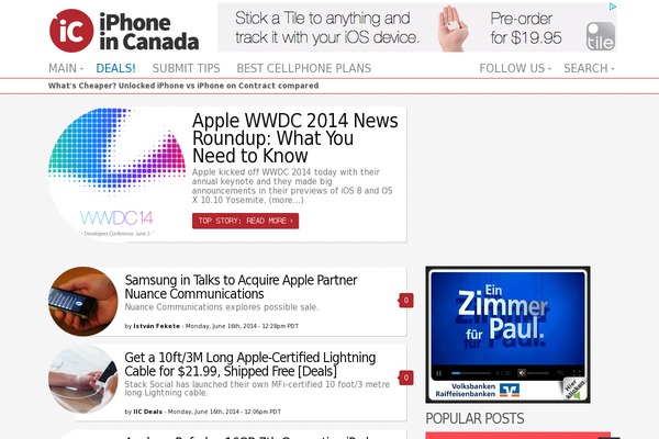 iphoneincanada.ca site used Iphone
