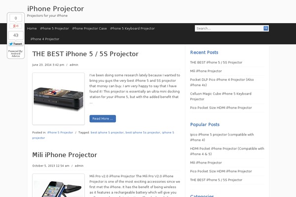 Infinity theme site design template sample
