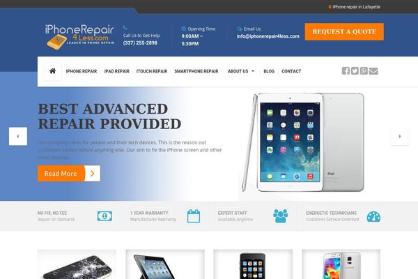 iFeature Pro theme site design template sample