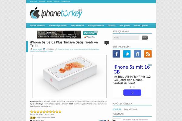 Techblog theme site design template sample
