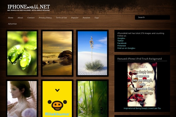 iphonewall.net site used Foliopage