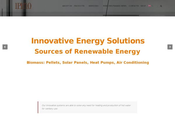 Fortuna theme site design template sample