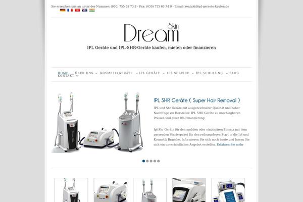Beauty-premium theme site design template sample