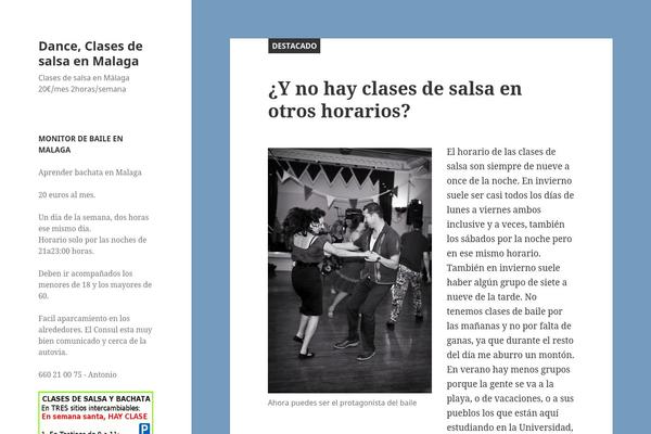 Twenty Fifteen theme site design template sample