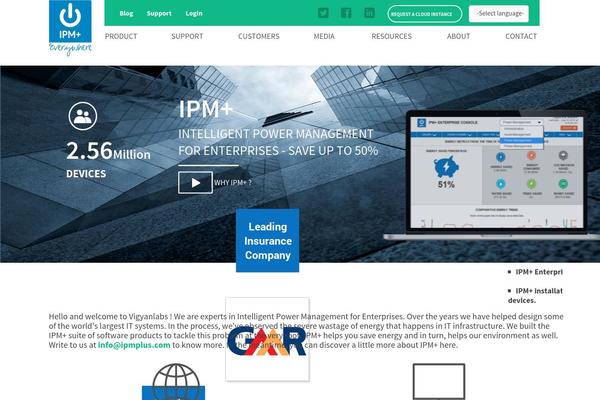 Glider theme site design template sample