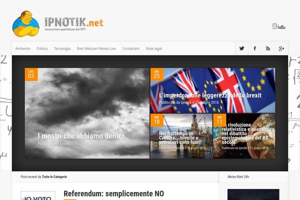 Nexus theme site design template sample