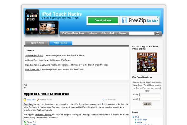 Site using Gregarious plugin