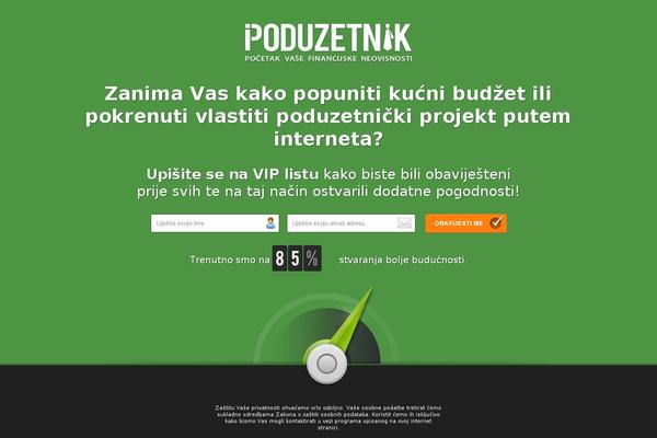 ipoduzetnik.com site used Landing