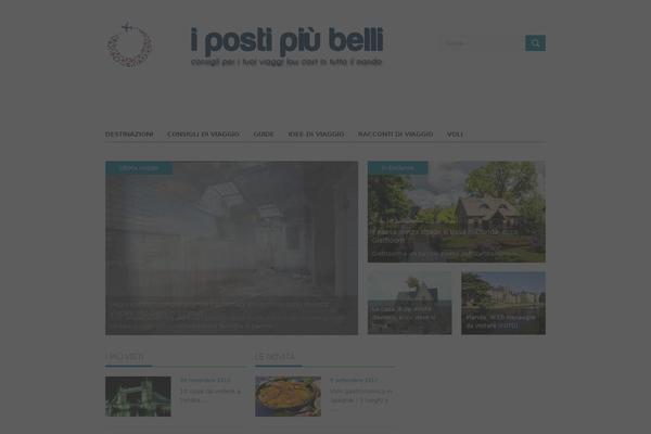 News theme site design template sample