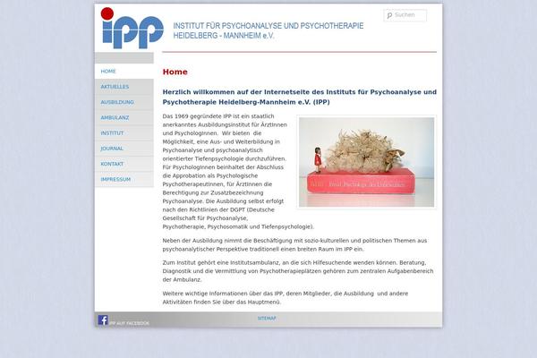 Ipp theme site design template sample
