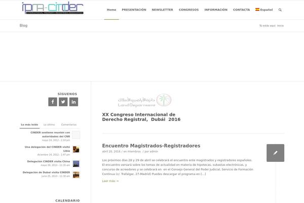 WordPress website example screenshot