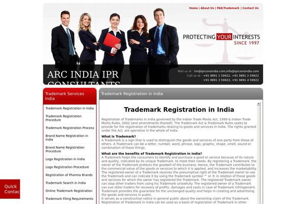 Arc theme site design template sample