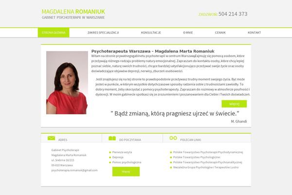 ShootingStar theme site design template sample