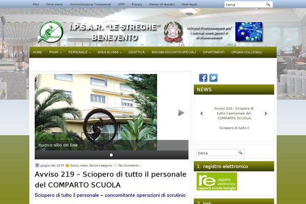 Site using Albo Pretorio On line plugin