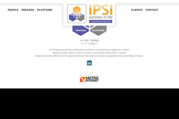 ipsi.ie site used Ipsi