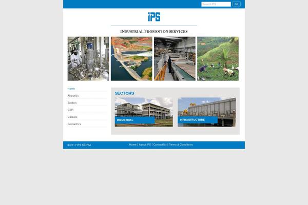 Ips theme site design template sample