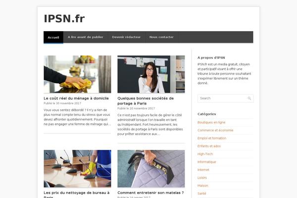 Gopress theme site design template sample