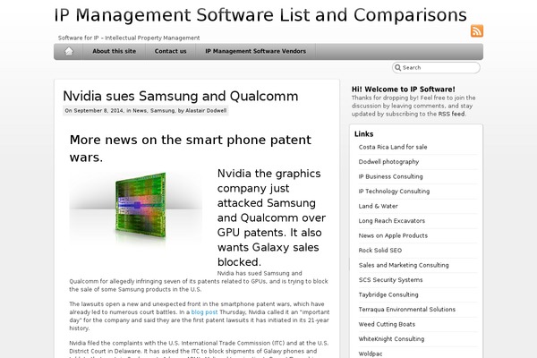 iBlog theme site design template sample