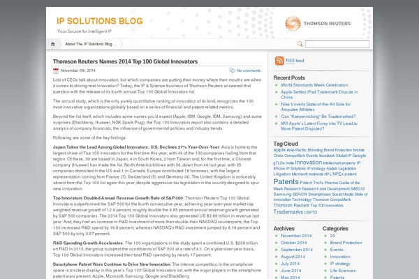 iNove theme site design template sample