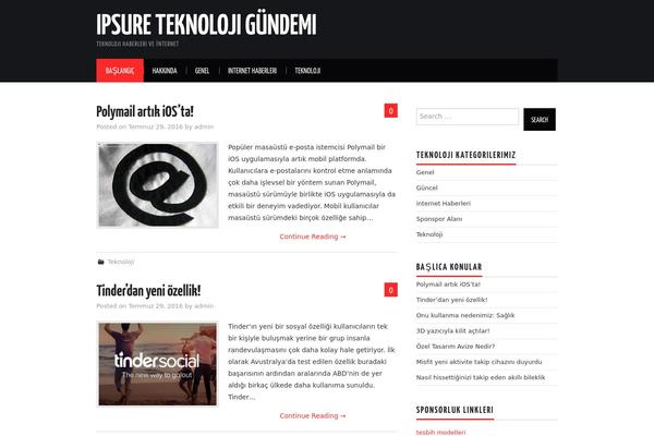 Hiero theme site design template sample