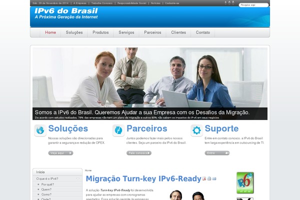 Ipv6 theme site design template sample