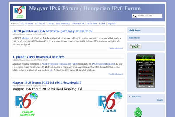 Ipv6 theme site design template sample
