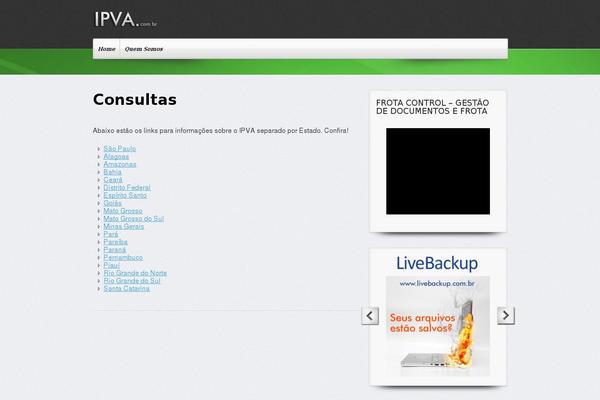 evolve theme site design template sample