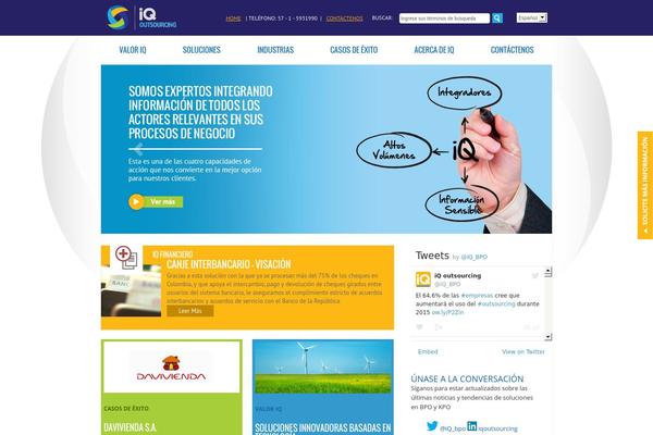 Flexible theme site design template sample