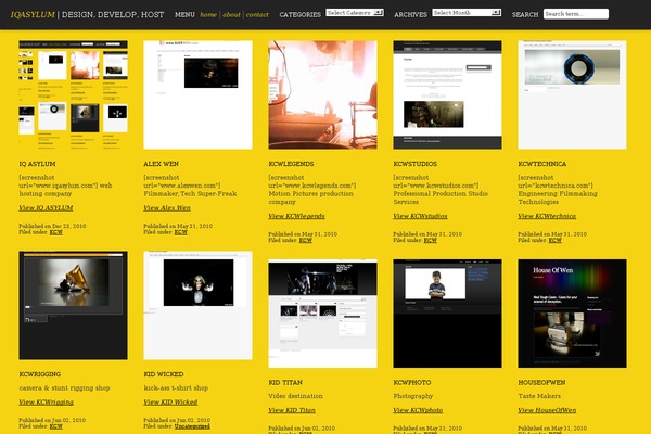 iqasylum.com site used Foliogrid_yellow