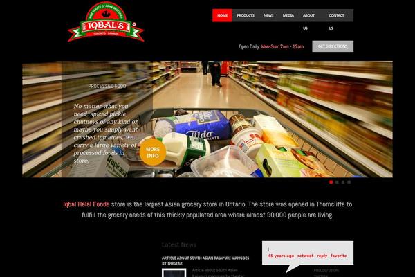 Feast theme site design template sample