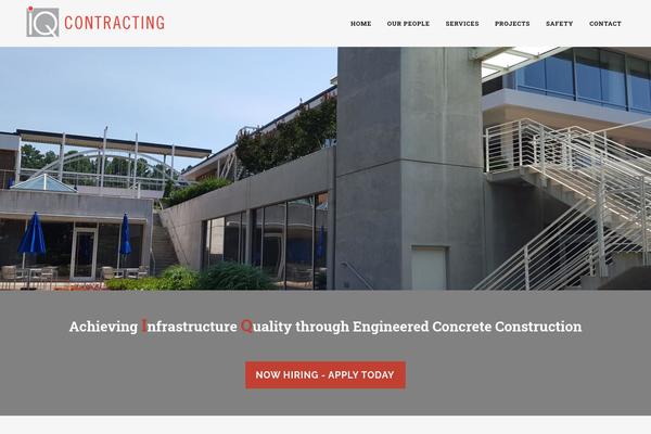 Bridge Child theme site design template sample