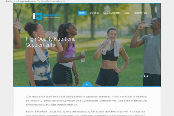 Sputnik theme site design template sample