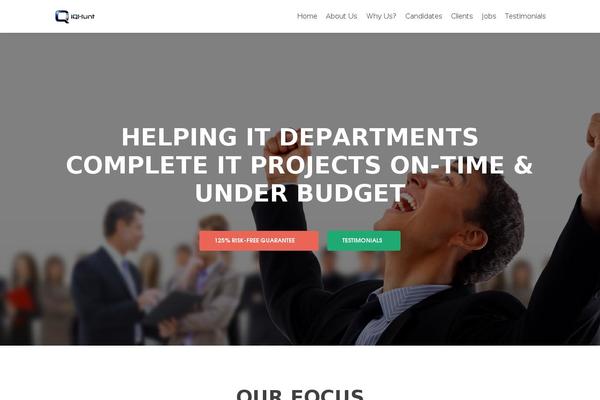 iqhunt.com site used Zerif Pro