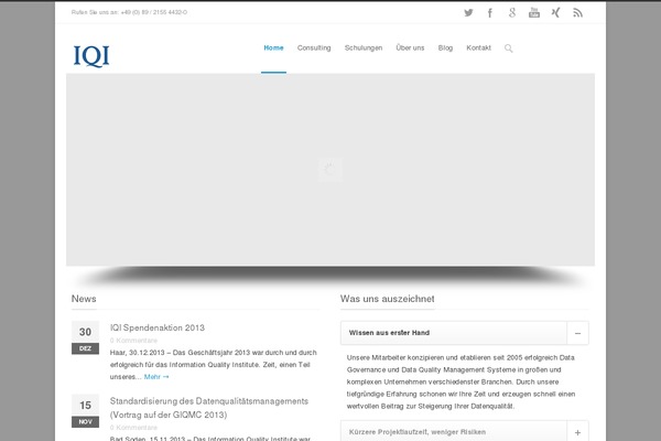 Site using Flexslider plugin