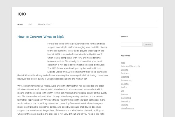 Minamaze theme site design template sample