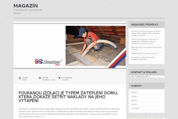 Zoren theme site design template sample
