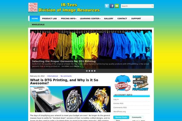 ir-tees.com site used Linedy