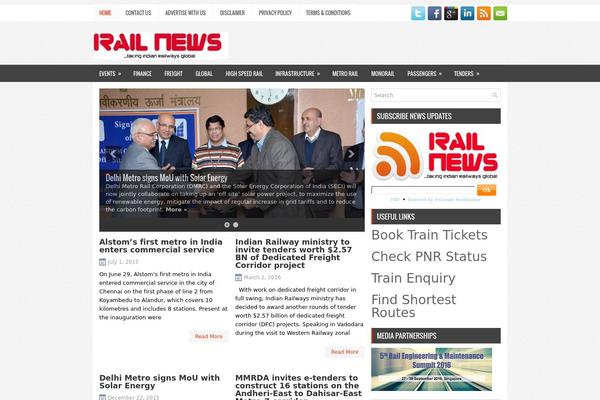 irailnews.com site used Newsmate