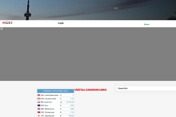 Site using Super RSS Reader plugin