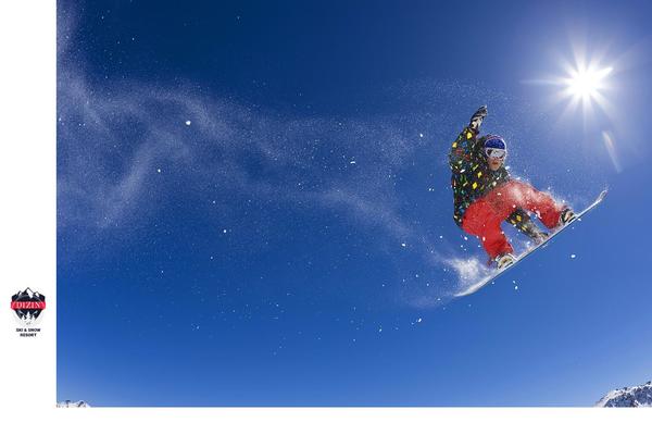 Snow-club theme site design template sample