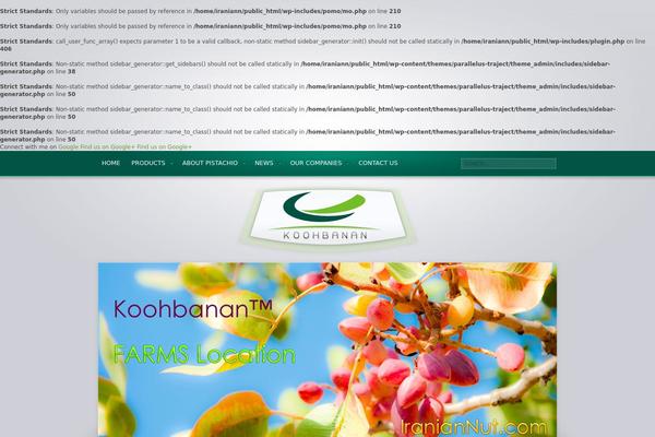 Parallelus-traject theme site design template sample